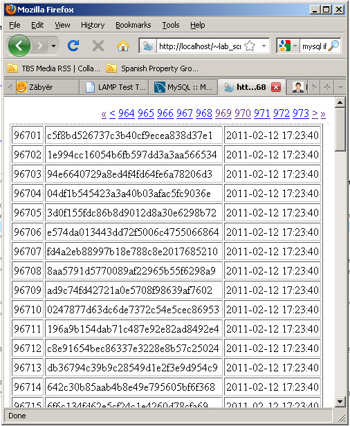 pagination